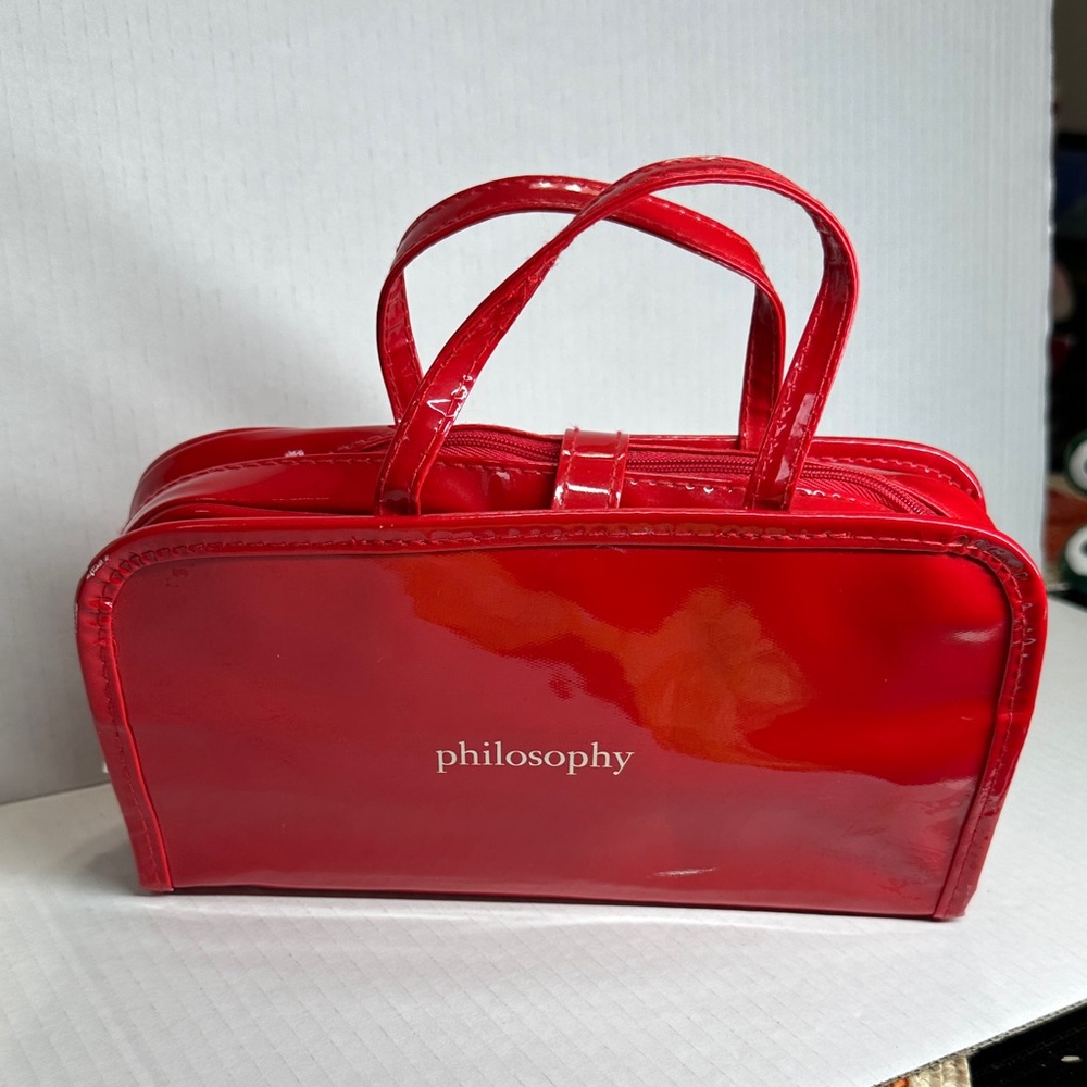 Philosophy Red Cosmetic Bag